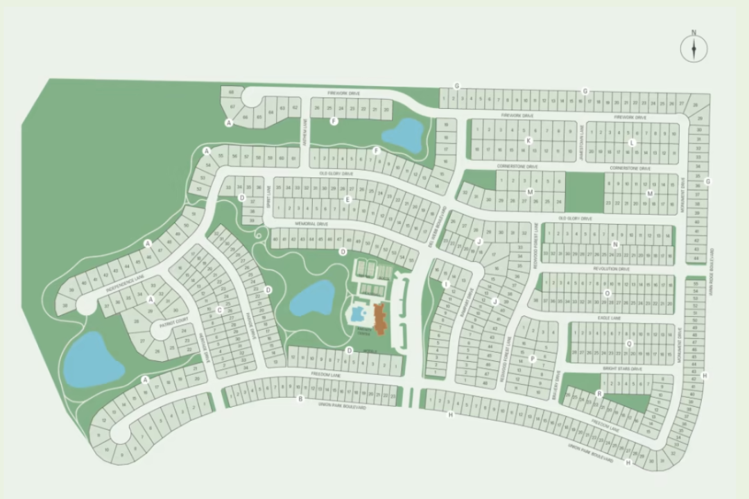 Union Park, Little Elm TX 55+ Retirement Communities